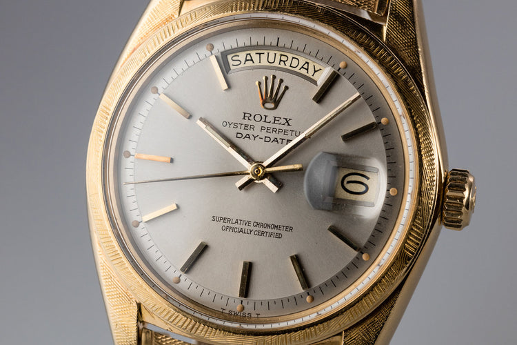 1971 Rolex 18K Day-Date 1806 in Morellis finish with Grey Dial