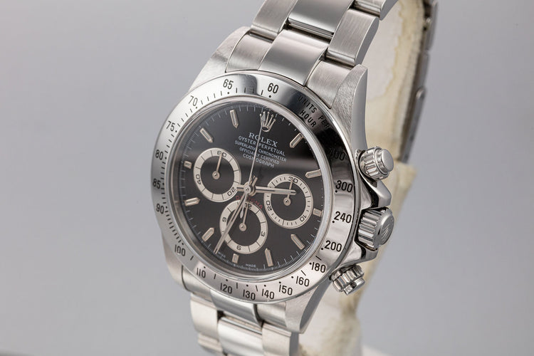 1999 Rolex Daytona 16520 Black Dial with Box and Papers