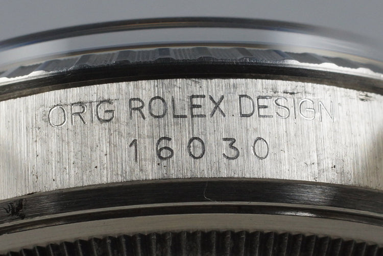 1986 Rolex DateJust 16030 with Cream Computer Dial