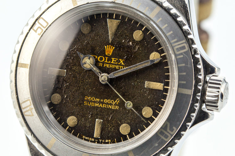 1965 Rolex Submariner 5513 with Tropical Gilt Dial