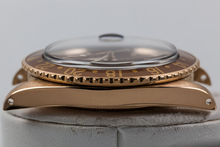 1970 Rolex 18K GMT-Master 1675 with Root Beer Dial