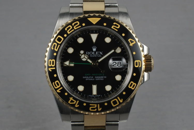 2010 Rolex Ceramic GMT 116713 with Box and Papers