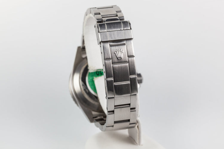 2003 Rolex Submariner 16610LV with MK I dial and Green Bezel
