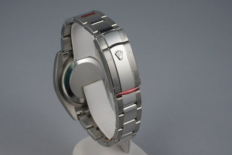 2015 Rolex Datejust 116200 Black Roman Numeral Dial MINT