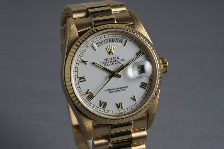 1984 Rolex 18K Day-Date 18038
