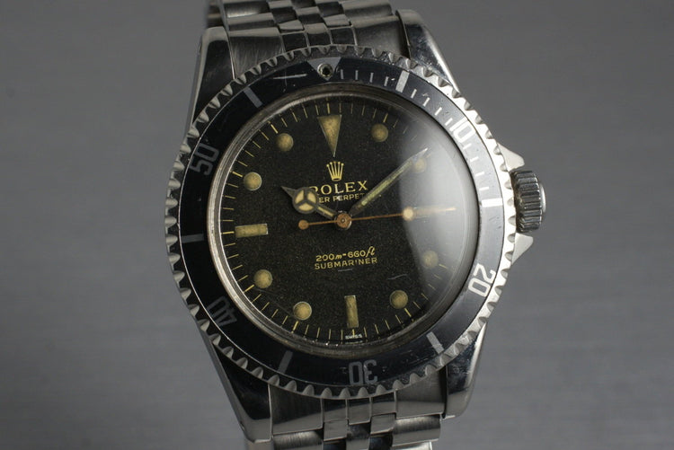 1963 Rolex Submariner 5513 Gilt Underline Dial