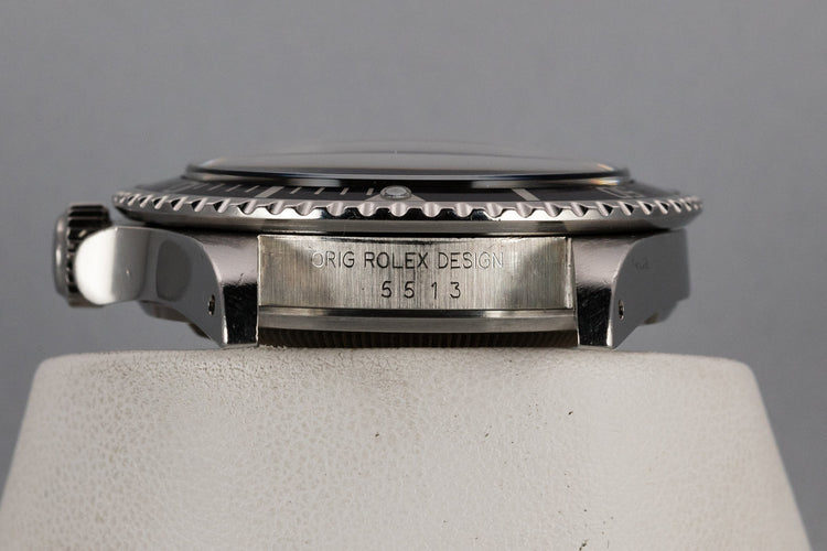 1989 Rolex Submariner 5513 Glossy Dial "L serial"