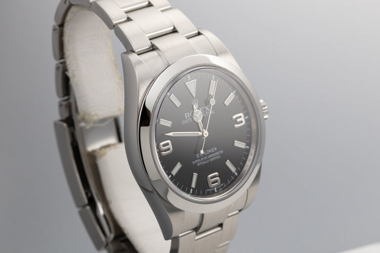 2015 Rolex Explorer 214270 with Box and Papers
