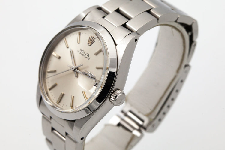 1981 Rolex OysterDate 6694 Silver Dial
