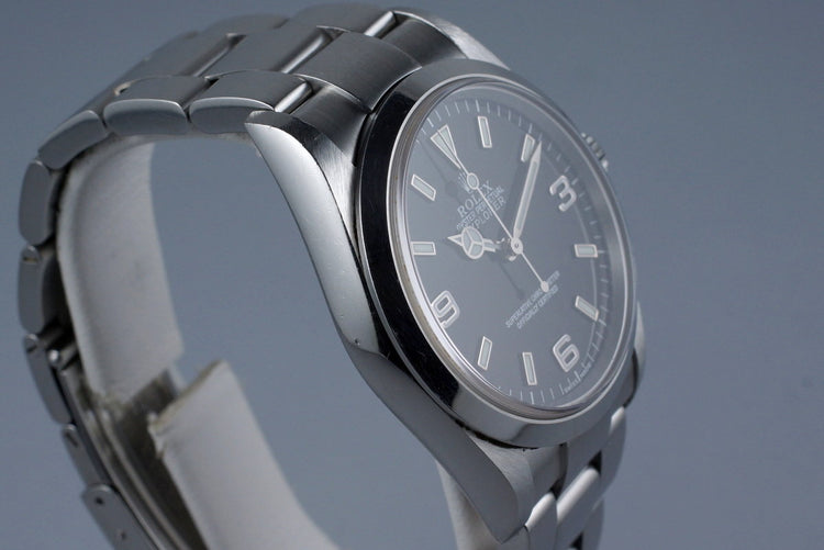 2001 Rolex Explorer 114270 with Box and Papers