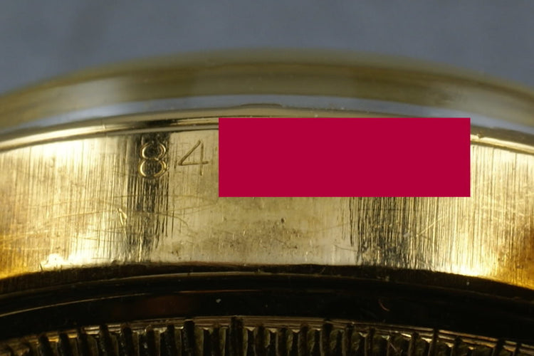 1952 Rolex 18K Oyster Perpetual 6085 with red “officially” on the dial