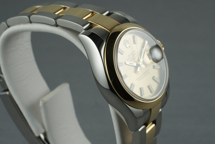 2003 Rolex Ladies Two Tone Datejust 179163