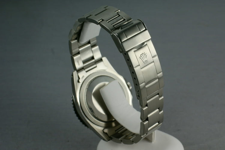 Rolex GMT Ref: 1675 Pointy Crown Guard chapter ring exclamation dial
