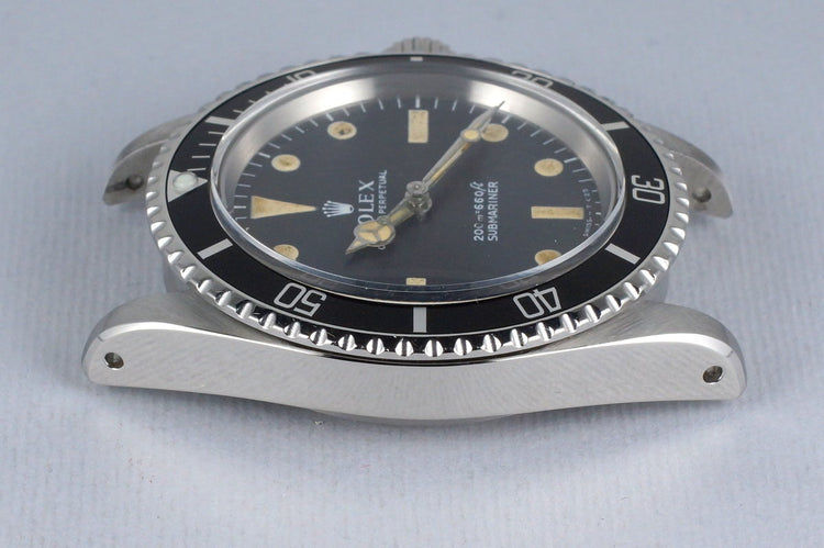 1967 Rolex Submariner 5513 Meters First Dial with RSC Papers
