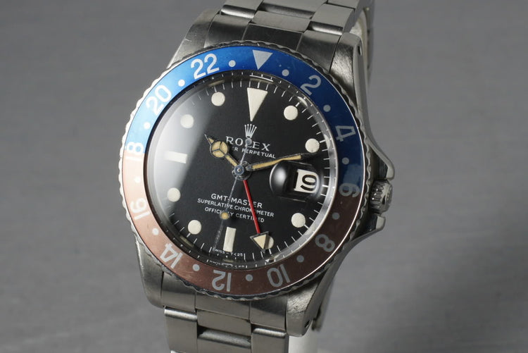 Rolex GMT 1675 Mark 1 with Double Punched Papers