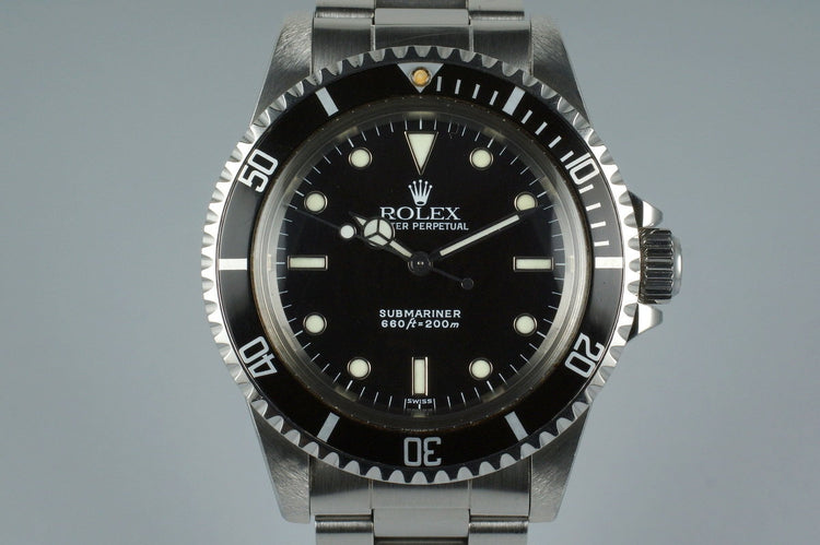 1985 Rolex Submariner 5513