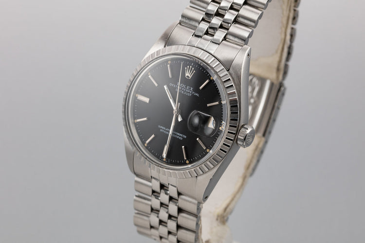 1973 Rolex DateJust 1601 Black Dial