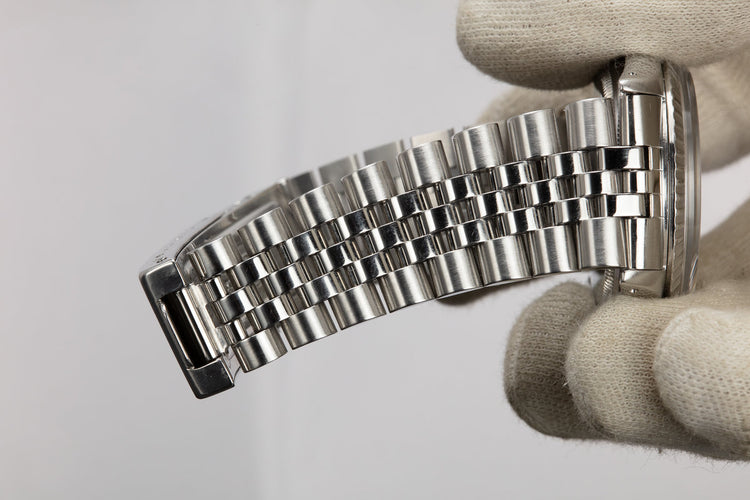 1966 Rolex DateJust 1603 Silver Linen Sigma Dial