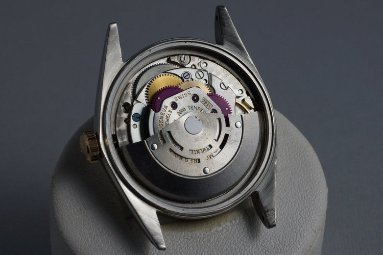 1964 Rolex Two Tone DateJust 1601 Glossy Gilt Black Dial