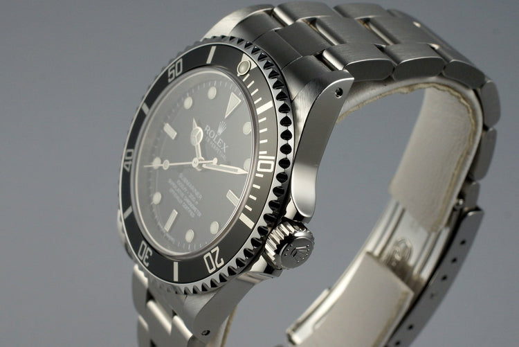 2010 Rolex Submariner 14060M with 4 Line Dial