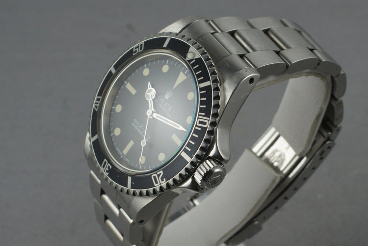 1968 Rolex Submariner 5513 with Box and Papers