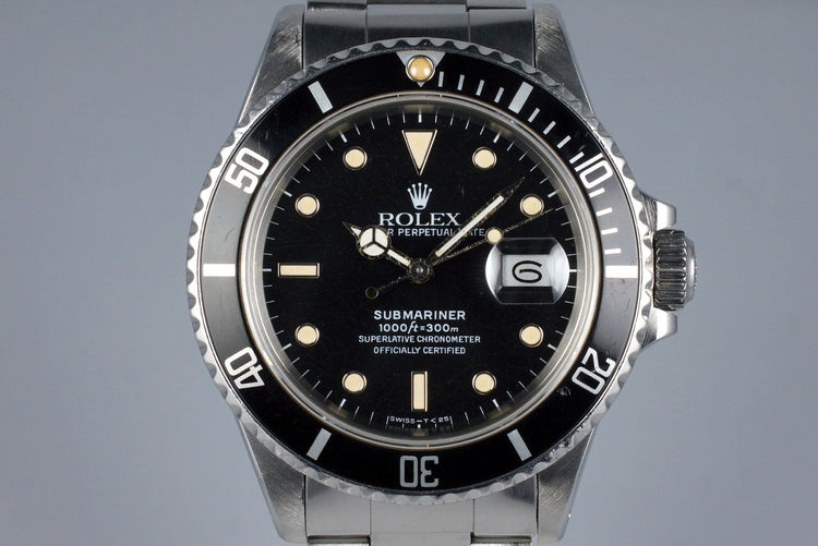 1986 Rolex Submariner 168000