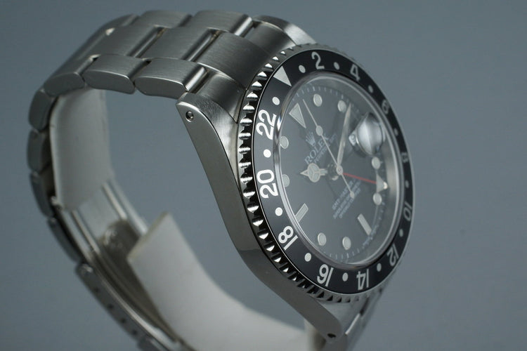 2002 Rolex GMT Master II 16710 with Box and Papers