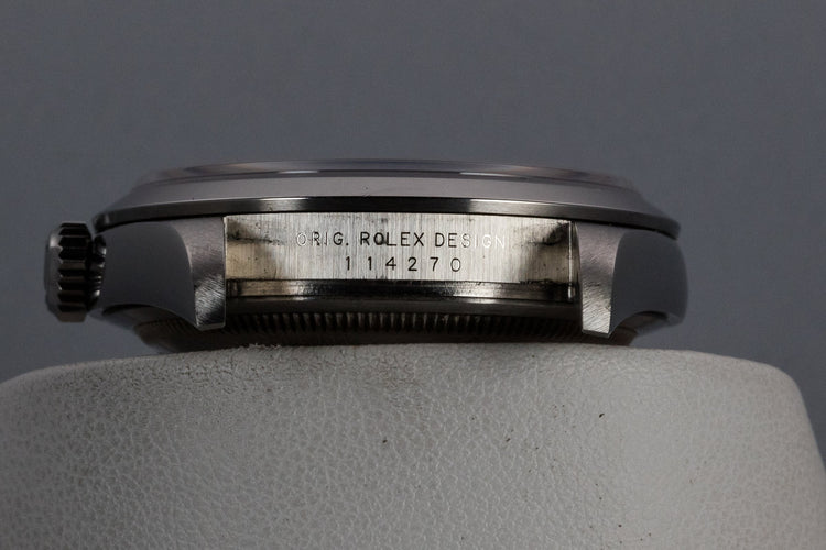 2003 Rolex Explorer 114270 with Box and Papers