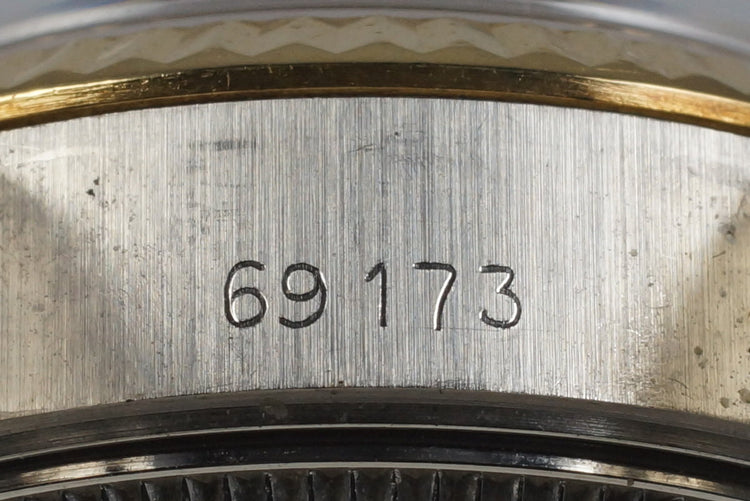 1988 Rolex Ladies Two Tone DateJust 69173 Arabic Computer Dial