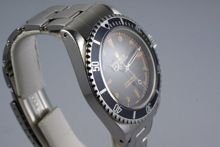 1966 Rolex Submariner 5513 with Tropical Glossy Gilt Dial