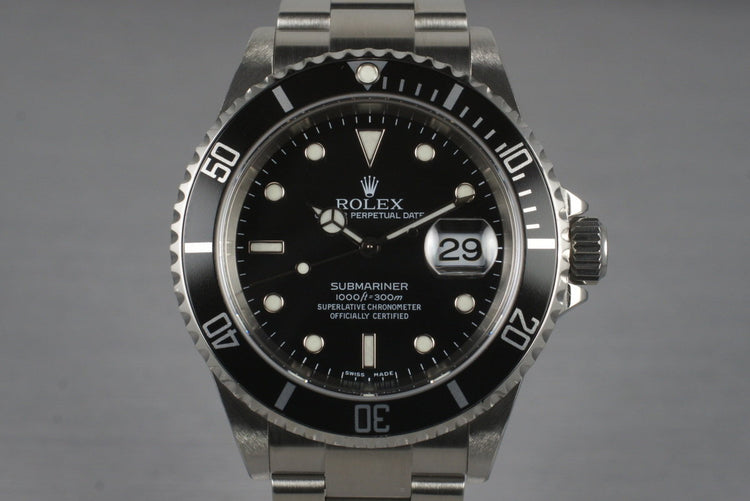 2005 Rolex Submariner 16610T