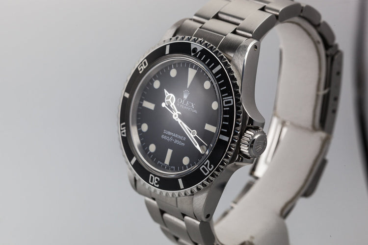 1981 Rolex Submariner 5513 with Maxi IV Dial