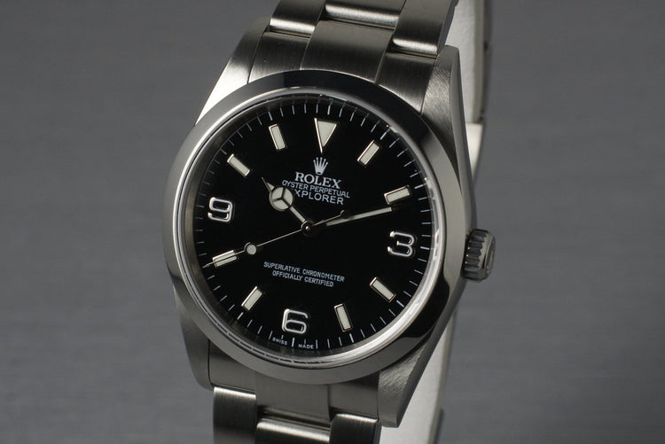 2005 Rolex Explorer 114270 with Box and Papers