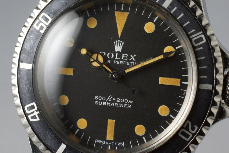 1972 Rolex Submariner 5513 Serif Dial