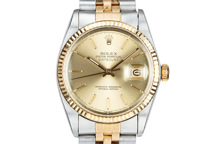 1981 Rolex Two-Tone DateJust 16013