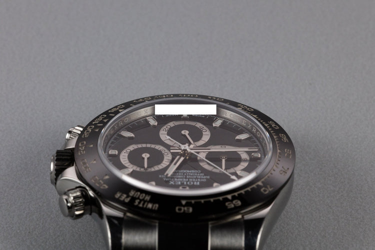 2018 Rolex Ceramic Daytona 116500LN Black Dial with Box and Papers