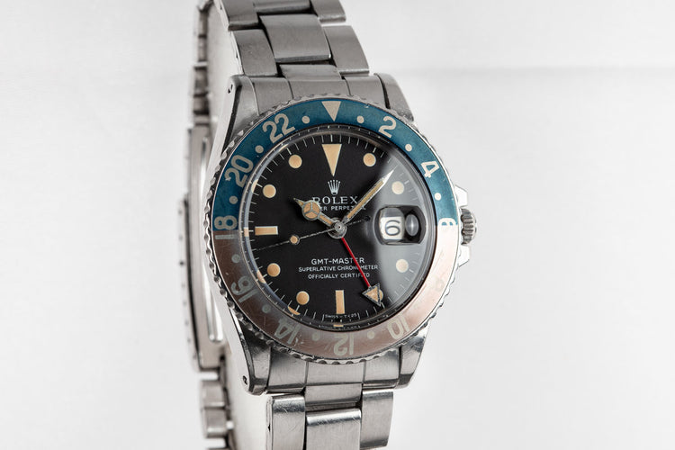 1970 Rolex GMT-Master 1675 given to Captain Eichhorst in 1973