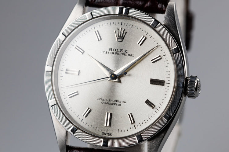 1956 Rolex Oyster Perpetual 6569 Swiss Only Silver Dial