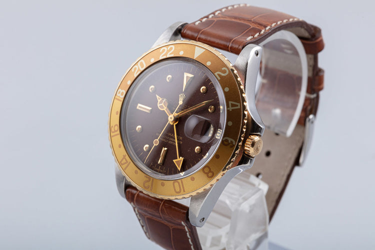 1971 Vintage Rolex GMT-Master 1675 with Brown Nipple Dial