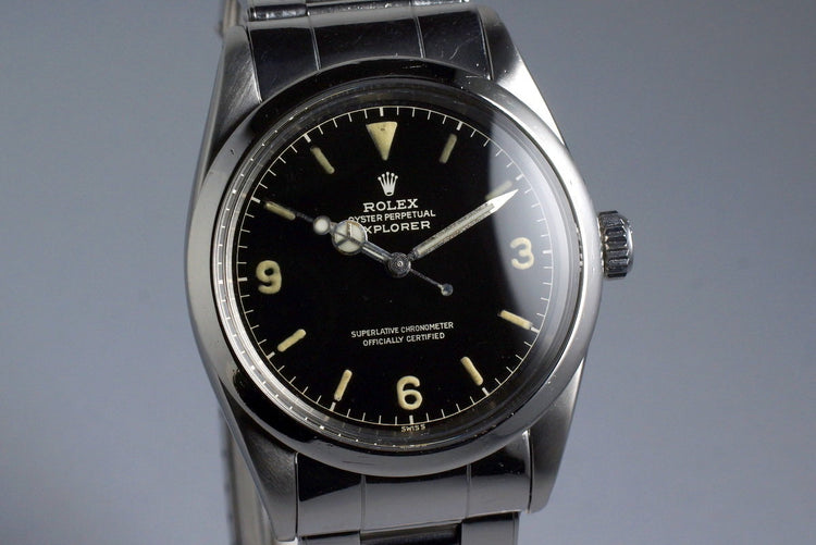 1960 Rolex Explorer 1 1016 Gilt Chapter Ring Dial