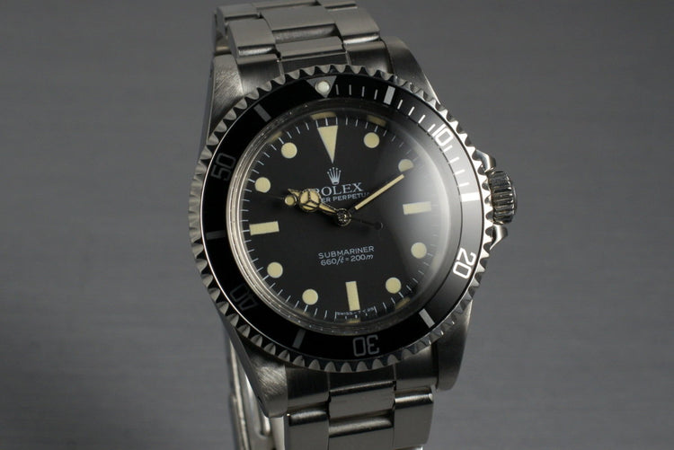 1984 Rolex Submariner 5513 Maxi Dial