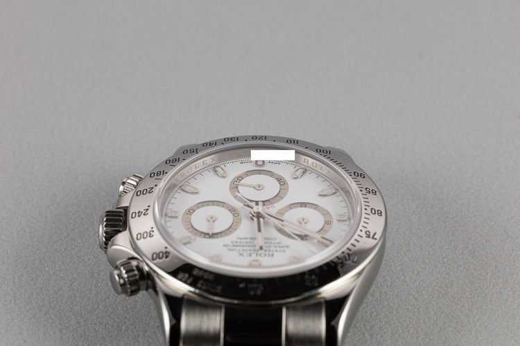 2011 Rolex Daytona 116520 White Dial with Box and Papers