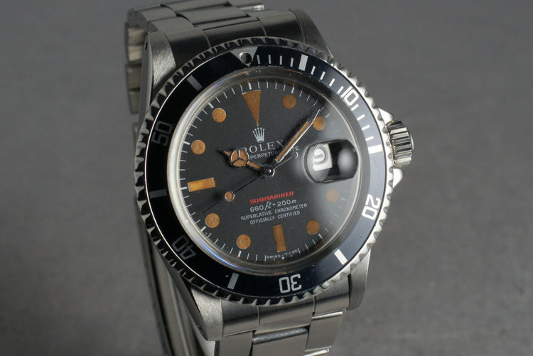 1970 Rolex Red Submariner 1680 Mark IV