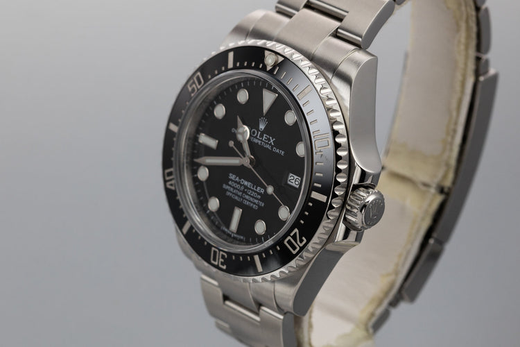 2015 Rolex Ceramic Sea-Dweller 116600 with Box and Papers