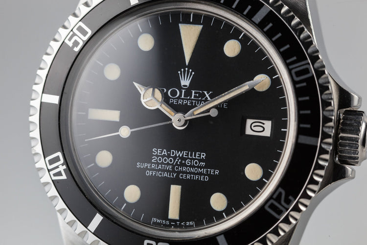 1983 Rolex Sea-Dweller 1665 With Box and Papers