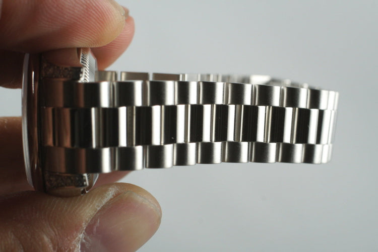 2001 Ladies Platinum Rolex Datejust 179296 with Factory Diamond Dial