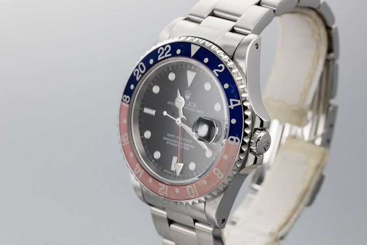 1997 Rolex GMT-Master 16700 with Faded "Pepsi" Bezel.