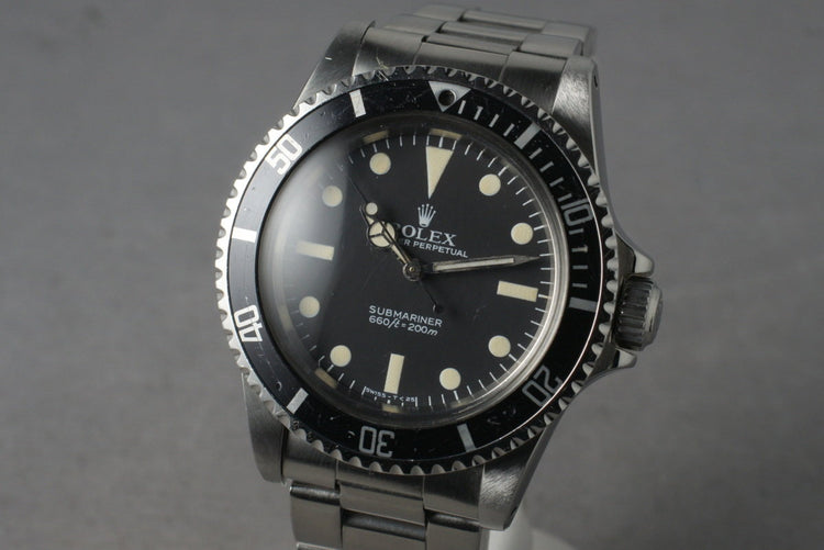 1984 Rolex Submariner 5513 Maxi Dial