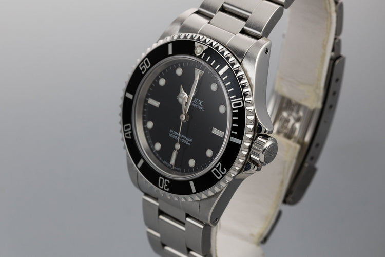 2003 Rolex Submariner 14060M with Box and Papers