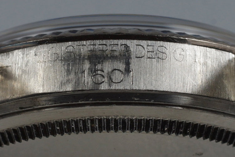 1968 Rolex Datejust 1601 Silver Linen Dial